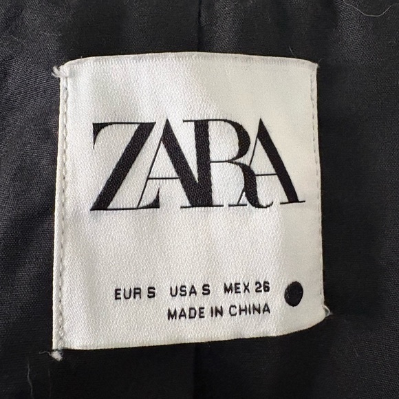 Zara - Beige Balmacaan Coat - Size S - Picture 6 of 10